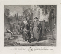 KG 14923
<br/>
Abraham zendt Hagar en Ismaël weg
<br/>
<em>Vinkeles, Reinier (1741-1816)</em>